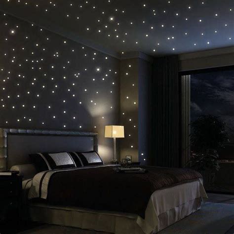 Night time bedroom heaven! | Bedroom design, Home bedroom, Starry night ...