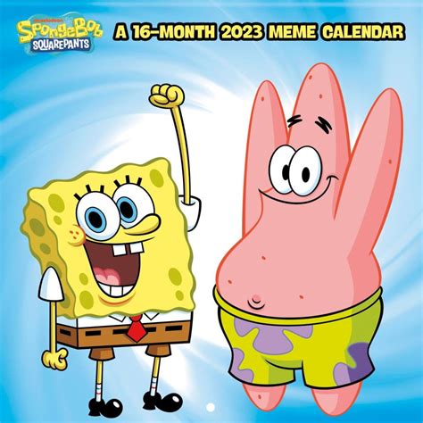 2022 Nickelodeon SpongeBob SquarePants Wall Calendar ...