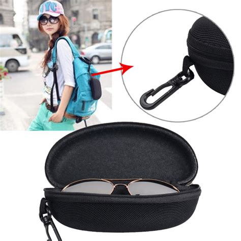 [2Pack]Eyeglass Sunglasses Cases,iClover Unisex Durable Protective Holder for Large Glasses ...