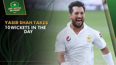 Yasir Shah Takes 10 Wickets In The Day! | Magical Bowling vs New ...