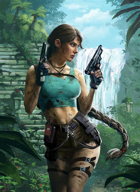 ArtStation - Lara Croft Fanart, Patrik Slamka em 2022 | Roupas de ...