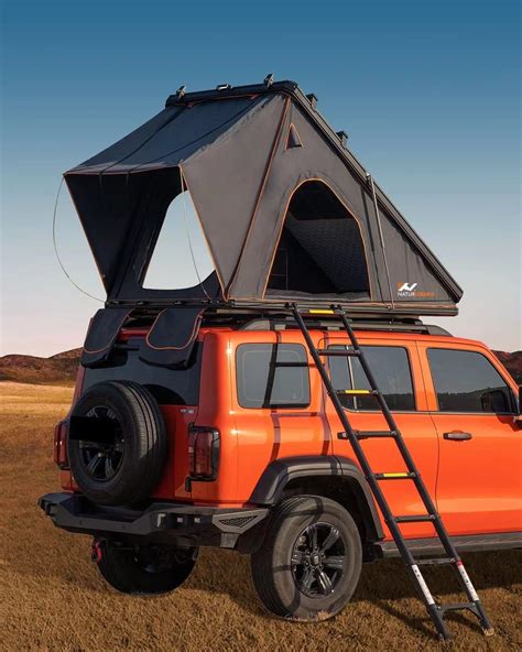 Amazon.com: Naturnest Rooftop Tent Hard Shell, BAMACAR Rooftop Tent For ...