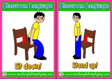 #CLASSROOM LANGUAGE FLASHCARDS | Classroom language, Classroom ...