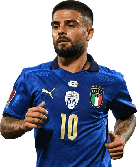 Lorenzo Insigne Italy football render - FootyRenders