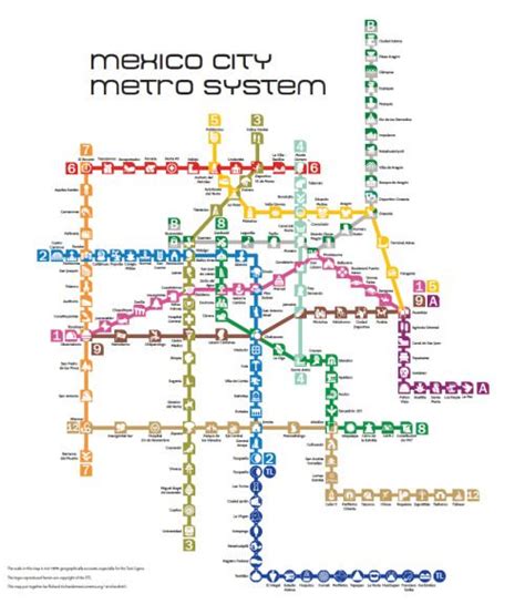 - Unofficial Map: Mexico City Metro by Richard... | Metro ciudad de mexico, Ciudad de méxico ...