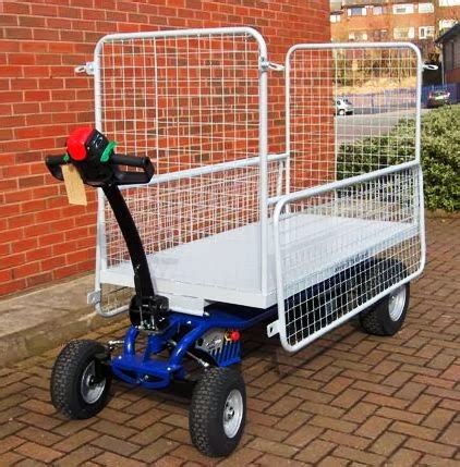 Material Handling Electric Carts: Zallys Jespi L electric platform trolley