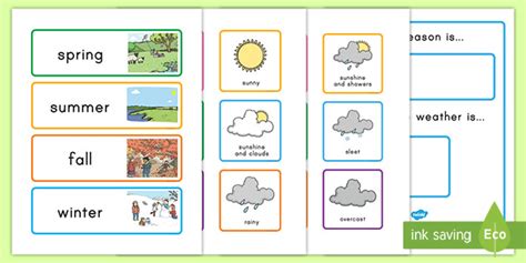 Weather and Seasons Circle Time Calendar (Teacher-Made)