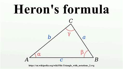 Heron's formula - YouTube