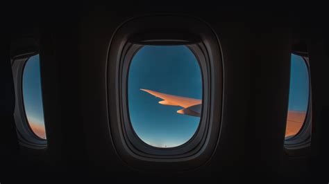 Airplane Window Wallpaper