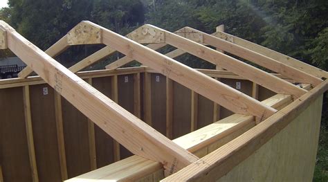 How To Build A Shed - Part 4 - Building Roof Rafters | Building a shed roof, Shed design ...