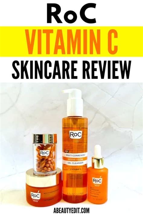 RoC Vitamin C Skincare Review - A Beauty Edit in 2021 | Inexpensive ...