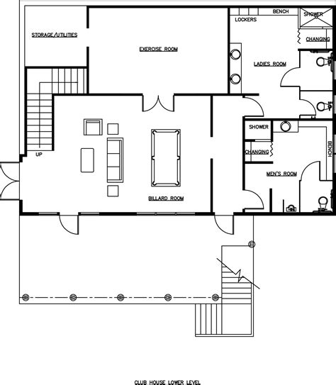 Clubhouse Floor Plan - The Floors