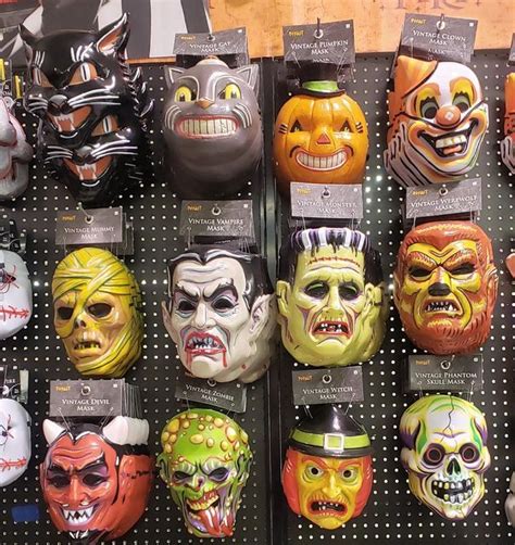 Vintage Halloween Masks from @spirithalloween