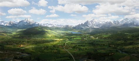 ArtStation - Fantasy landscape