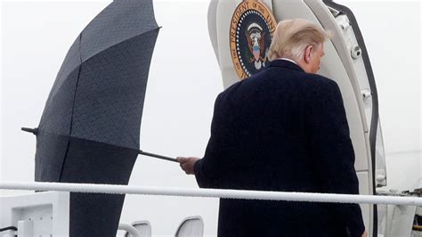 Trump Has Another Weird Umbrella Moment And The Laughs Rain Down On Twitter | HuffPost Entertainment