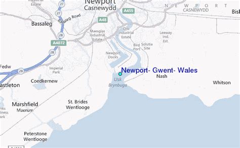 Newport, Gwent, Wales Tide Station Location Guide