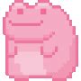 Cute Pink Sticker - Cute Pink Pink Frog - Discover & Share GIFs