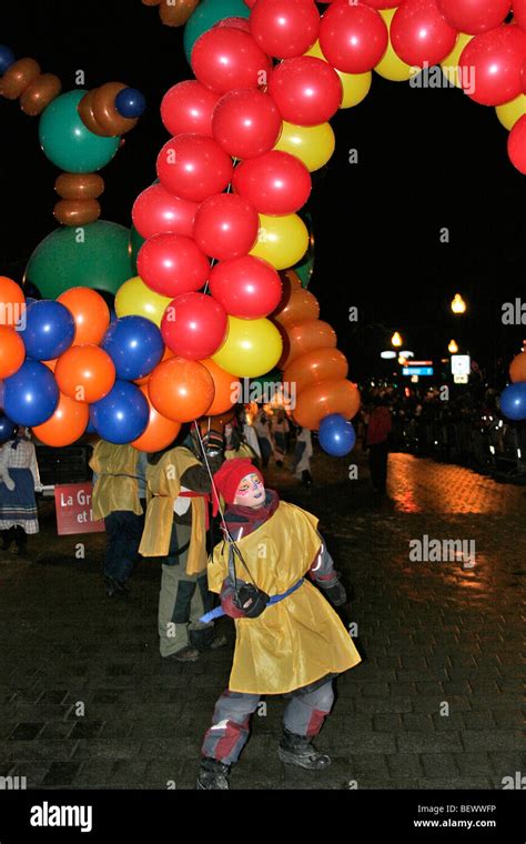 Quebec winter carnival parade hi-res stock photography and images - Alamy