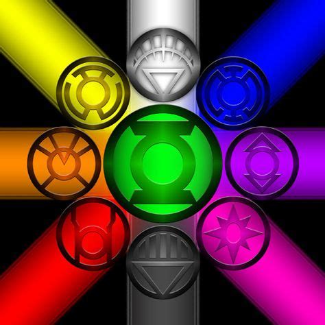 Lantern Corps Color Spectrum Circle | Lanterns, Green lantern, Dc ...