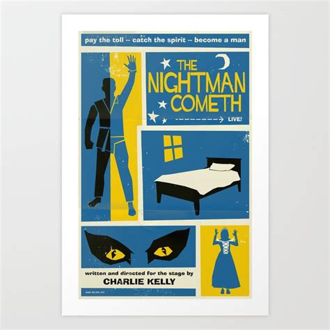 The Nightman Cometh Art Print by Mark Welser | Society6