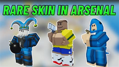 TOP 10 RAREST SKIN IN ARSENAL ROBLOX (PART 2) - YouTube