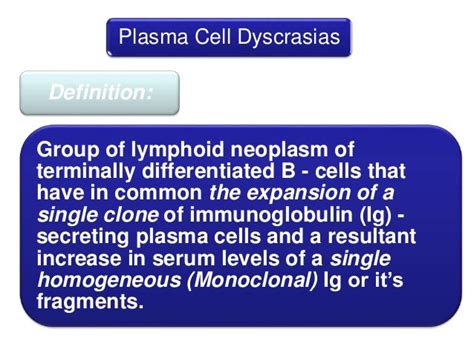 Plasma Cell Disorders