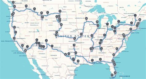 My US Lower 48 driving tour using Road Trippers done in 2015 : r/MapPorn