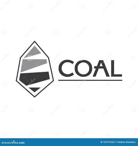 Vector Logo of Coal Mining and Sale Stock Illustration - Illustration ...