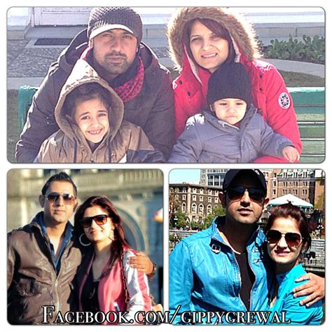 Gippy Grewal With Wife and Kids - Family Picture