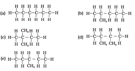 Structural Isomers Of Hexane