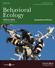 Aposematism and Mimicry | Behavioral Ecology | Oxford Academic