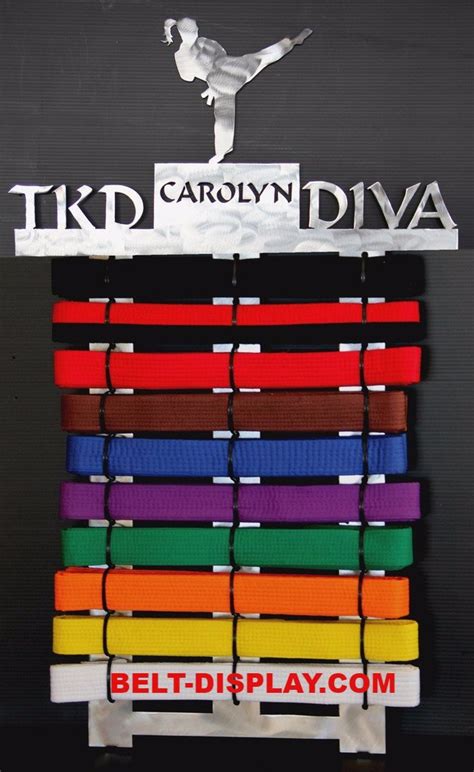 Belt display-Karate Belt Display-Personalized Taekwondo Belt Display ...