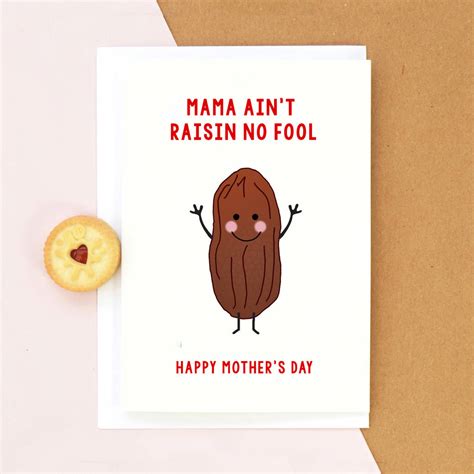 'Mama Ain't Raisin No Fool' Funny Mother's Day Card By Of Life & Lemons