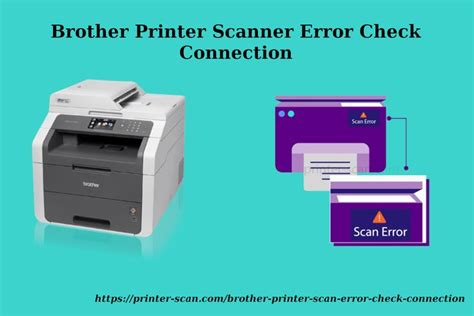 Brother Printer Scanner Error Check Connection | Simple Steps in 2021 | Brother printers ...