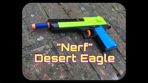 Review: "Nerf" Desert Eagle Pistol (Shoots Foam Darts) - YouTube