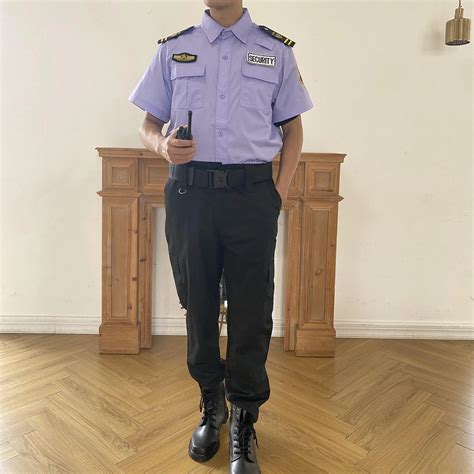 Low MOQ Customized Design Guard Security Clothing Samples Warden Uniforms for Men - China Guard ...