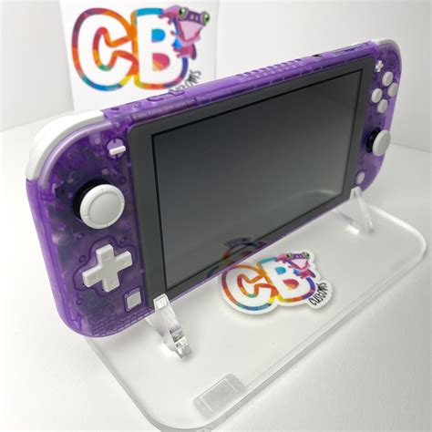 Custom Nintendo Switch Lite Console Clear Purple & White - Etsy Singapore