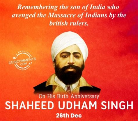 Shaheed Udham Singh Birthday Anniversary - DesiComments.com