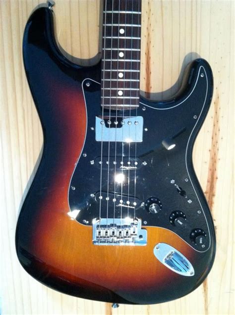 Fender Stratocaster with humbucker in the neck and single coils middle ...