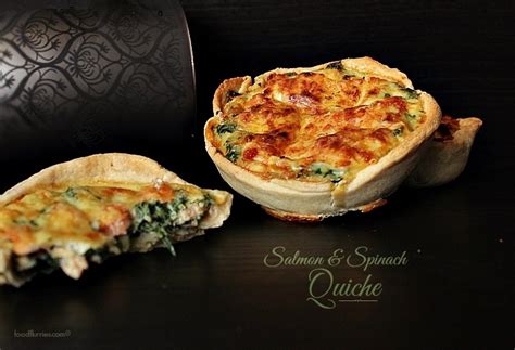 Salmon & Spinach Quiche » Food Flurries...