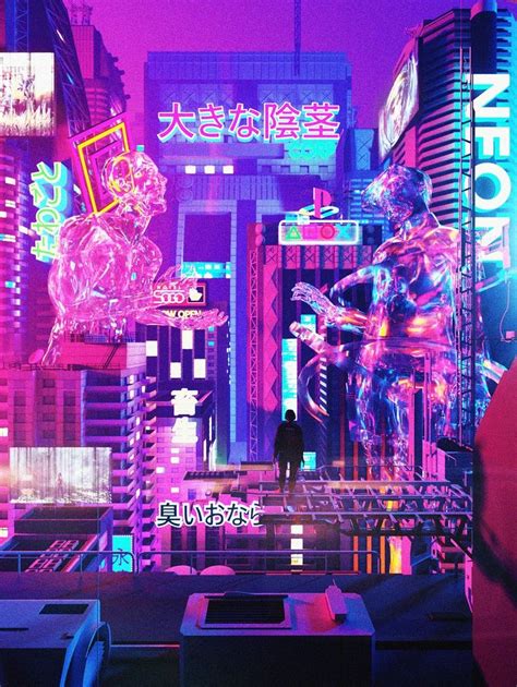 Pin by Stickerrs on Ello Loves | Cyberpunk city, Cyberpunk aesthetic, Cyberpunk art