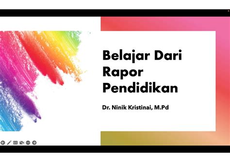 Belajar Dari Rapor Pendidikan/Profil Pendidikan Satuan Pendidikan