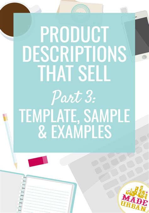 Free Product Description Template & Sample - Made Urban