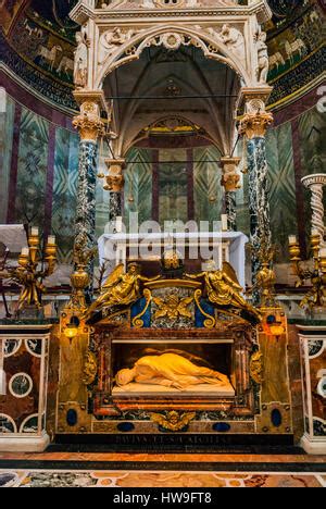 Martyrdom of Saint Cecilia (by Stefano Maderno) - Basilica of Santa ...