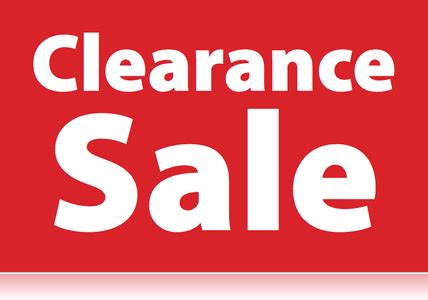 Clearance Sale Shelf Sign-Price Cards- 50 signs — screengemsinc