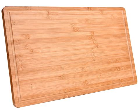 Buy XXXL Extra Large Bamboo Cutting Board 24x16 Inches Largest Stove Top Wood Carving Board for ...