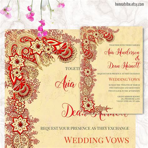 Indian Wedding Card Sample - storeidpelajaran