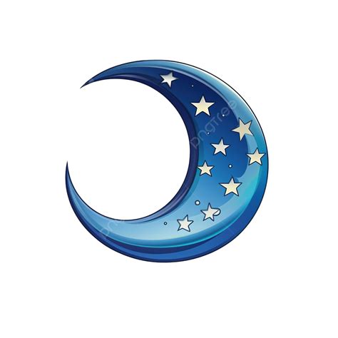 Crescent Illustration Happy Crescent Moon, Moon, Crescent, Star PNG Transparent Image and ...