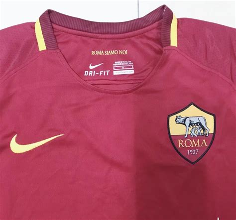 AS Roma 2017/18 Home Long Sleeved Shirt Soccer Jersey | Dosoccerjersey Shop