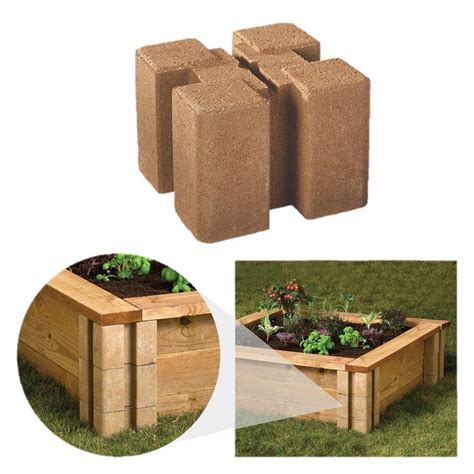 Oldcastle 7.75 in. x 5.5 in. Planter Wall Block in Tan Brown-16202336 ...